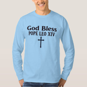 God zegene Paus Leo XIV T-shirt