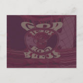 God zegene u Giraffes Art Print / Design Briefkaart (Voorkant)