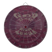 God zegene u Giraffes Art Print / Design Dartbord (Voorkant)