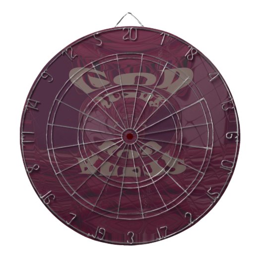 God zegene u Giraffes Art Print / Design Dartbord (Voorkant)