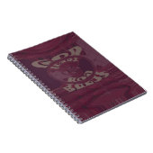 God zegene u Giraffes Art Print / Design Notitieboek (Rechterzijde)