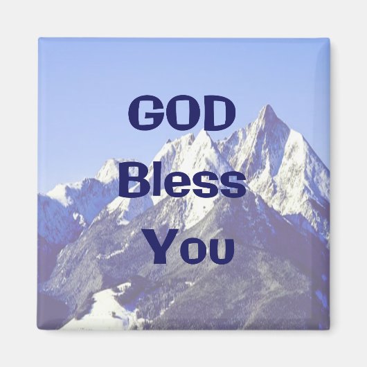 GOD zegene U magneet (Voorkant)