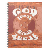 God zegene u met het Inspirerend tekstontwerp. Notitieboek (Voorkant)