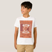 God zegene u met het Inspirerend tekstontwerp. T-shirt (Voorkant volledig)