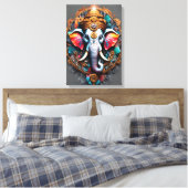 God zegenen * Het ontsluiten van de zegeningen van Canvas Afdruk (Insitu (Slaapkamer))