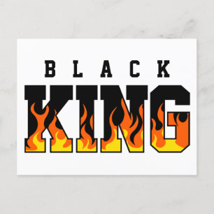 God zegt dat ik ben Black King Melanin Man Bruh Br Briefkaart