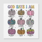 God zegt dat ik de herfstoogst van de herfst ben, (Voorkant)