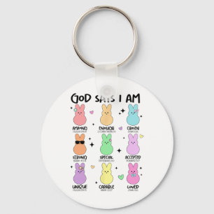 God Zegt Dat Ik Een Christelijke Jongens Meisjes P Sleutelhanger