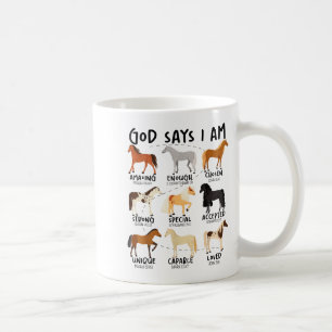 God Zegt Dat Ik Paarden Ben Christelijke Vrouwen M Koffiemok