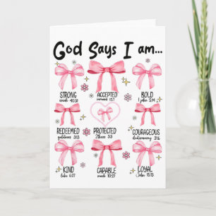 God Zegt Dat Ik Roze Flirt Ben Christelijke Jezus Kaart
