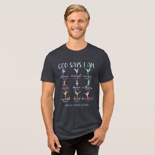 God zegt dat ik Shirt ben (Voorkant volledig)