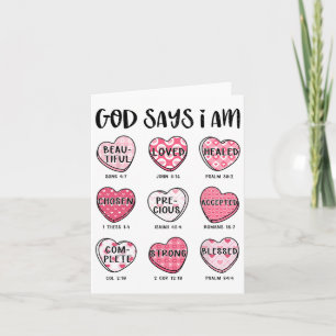 God Zegt Dat Ik Valentijn Snoep Ben Christelijke R Kaart