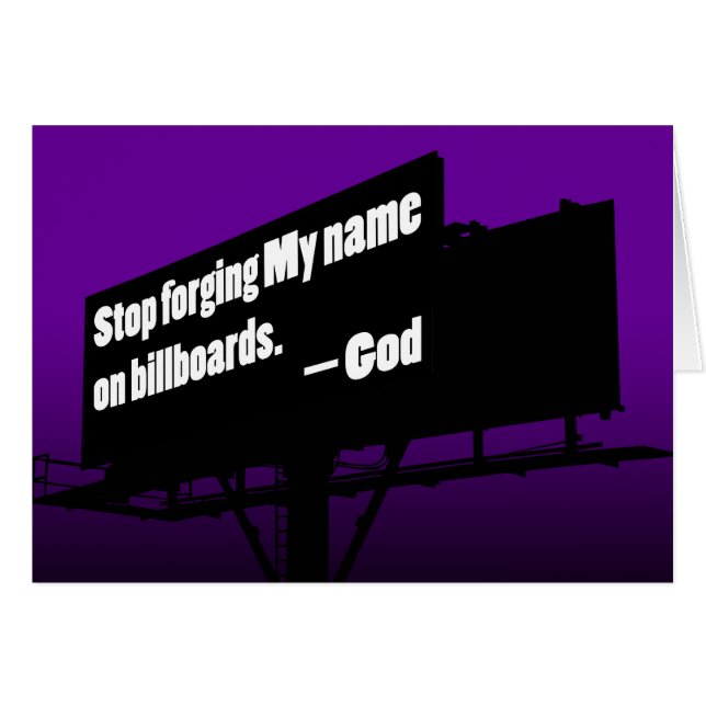 God zegt dat je ermee stopt. (Voorkant Horizontaal)