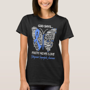 God Zegt Geloof Hoop Liefde Osteogenesis Imperfect T-shirt