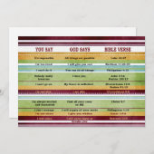 GOD ZEGT Inspirerend Bijbelversies (Voorkant / Achterkant)
