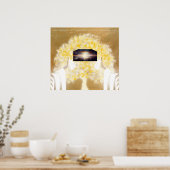 God zei: Laat er licht zijn Poster (Keuken)