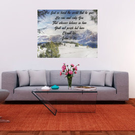 God zij dank de werelddrukke schilderdruk canvas afdruk