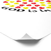 GOD ZIT IN MIJN HOEK. FOTO AFDRUK (Hoek)