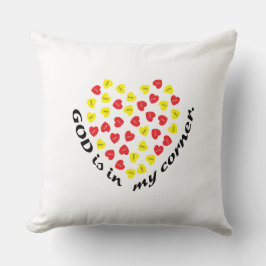 GOD ZIT IN MIJN HOEK. KUSSEN