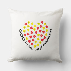 GOD ZIT IN MIJN HOEK. KUSSEN