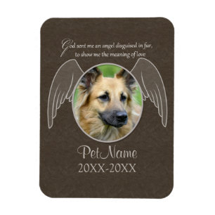 God zond een engel Pet Sympathie Aangepast Magneet