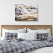 Godafoss waterfall, winter, IJsland 3 Canvas Afdruk (Insitu (Slaapkamer))
