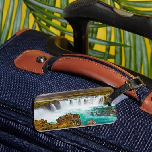 Godafoss waterval, IJsland Bagagelabel (Voorkant Insitu 3)