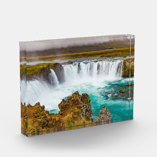 Godafoss waterval, IJsland Fotoblokken (Links)