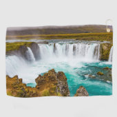 Godafoss waterval, IJsland Golfhanddoek (Horizontaal)