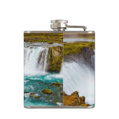 Godafoss waterval, IJsland Heupfles (Achterkant)