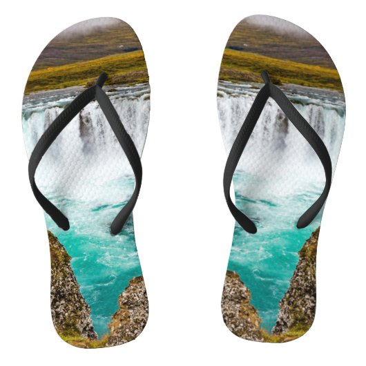 Godafoss waterval, IJsland Teenslippers (Voetbed)