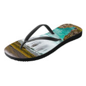 Godafoss waterval, IJsland Teenslippers (Schuin)