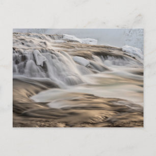 Godafoss-waterval, winter, IJsland Briefkaart