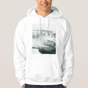 Godafoss-waterval, winter, IJsland Hoodie