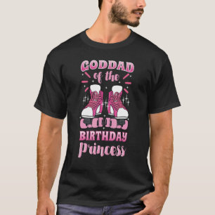 Goddad of the Birthday Princess Roller Schaatsen S T-shirt
