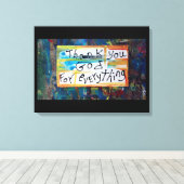 Goddank Canvas Afdruk (Insitu (Houten vloer))