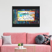 Goddank Canvas Afdruk (Insitu (Woonkamer))