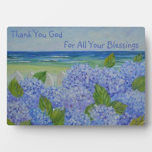 Goddank Seashore Fotoplaat (voorkant)