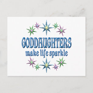 Goddaughters Sparkle Briefkaart