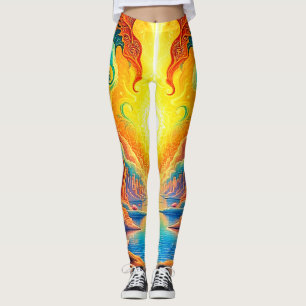 Goddelijk Licht Stad Ontwaken Leggings