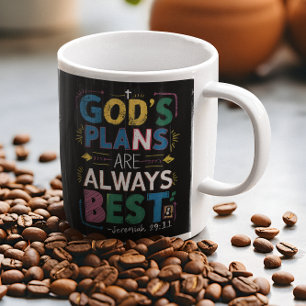 Goddelijk ontwerp: Gods plannen zijn altijd het be Koffiemok