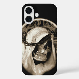 Goddelijk Verval - Gotisch Ontwerp iPhone 16 Hoesje