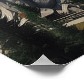 Goddelijke aanwezigheid tussen de bergen poster (Hoek)