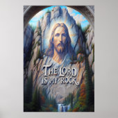 Goddelijke aanwezigheid tussen de bergen poster (Voorkant)