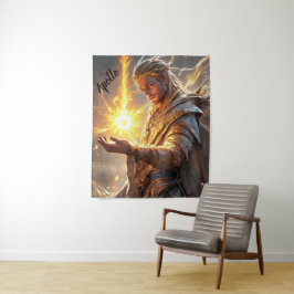 Goddelijke Apollo Tapestry voor Thuis Altaarvereri Wandkleed