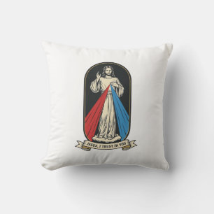 Goddelijke Barmhartigheid Jezus Vintage Kussen