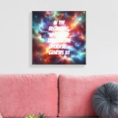 goddelijke creatie canvas afdruk (Insitu (Woonkamer))