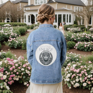 Goddelijke energie – Mystieke kracht in Keltisch o Denim Jacket