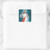 goddelijke genade vierkante sticker (Tas)