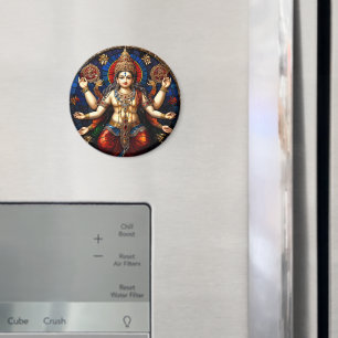 Goddelijke Indiase God en Godin Illustratie Magneet